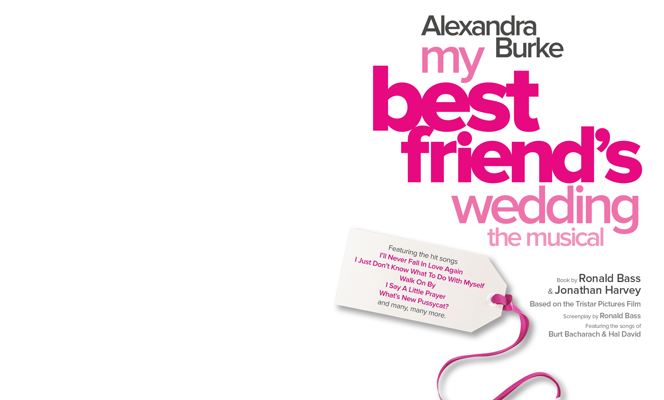 Poster for My Best Friend's Wedding The Musical